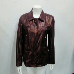 Birch Hill Faux Snakeskin Jacket size M